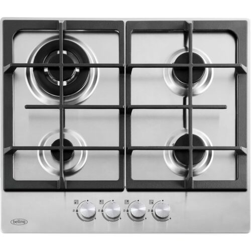 Belling BEL GHU603CI ComfortCook™ Built In 60cm 4 Burners Stainless Steel Gas