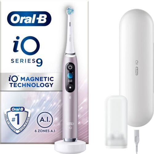 Oral B iO™ 9 Electric Toothbrush With Timer Rose Quartz