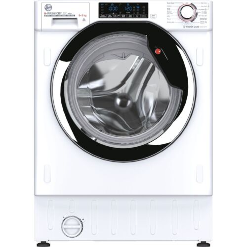 Hoover HBDODS695TAMCE80 Built In Washer Dryer 9Kg 1600 rpm White / Chrome D