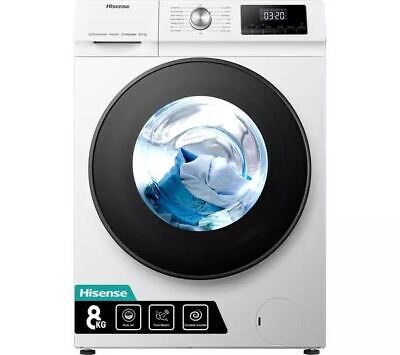 HISENSE WDQA8014EVJM 8kg Washer Dryer - White - REFURB-C