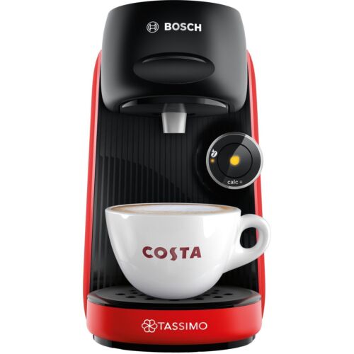 Tassimo by Bosch TAS16B3GB Finesse Pod Coffee Machine 1400 Watt Red