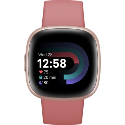 Fitbit CMS Waterproof Smart Watch S/L Pink Sand/Copper Rose Aluminium Case