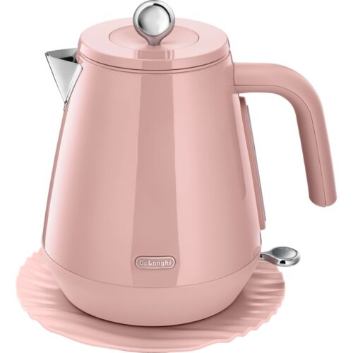 De'Longhi KBY3001.PK Eclettica Pink Kettle 3000 Watt