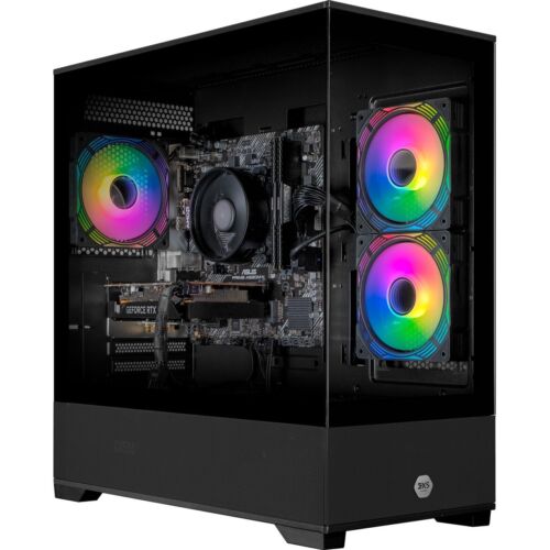 3XS AMD Ryzen 5 Gaming Tower Desktop 500GB 8 GB RAM Black