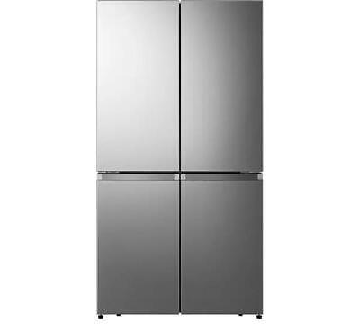 HISENSE PureFlat RQ758N4SASE Smart Fridge Freezer - Stainless Steel - REFURB-C