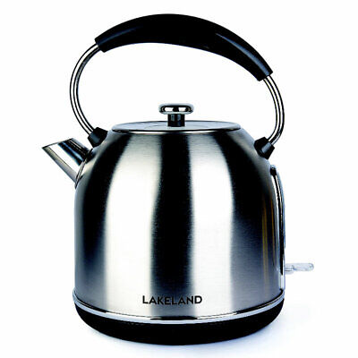 Lakeland Brushed Stainless Steel Traditional Kettle 1.7L