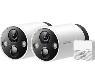 TP-LINK Tapo C420S2 2K Quad Security Camera Kit - 2 Cameras - DAMAGED BOX