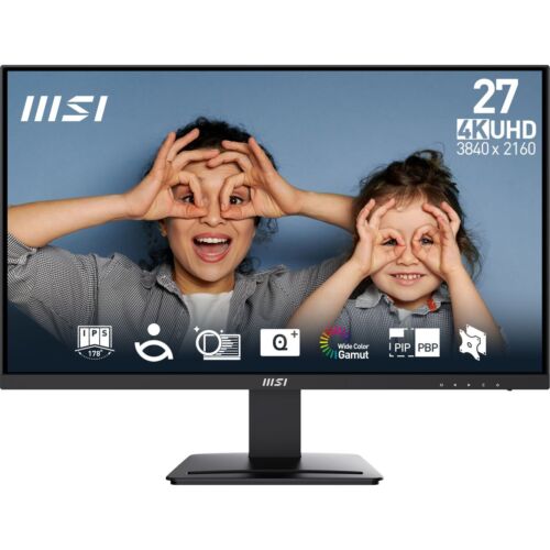 MSI CMS PRO MP273U 4K Ultra HD 27 Inches Monitor Black