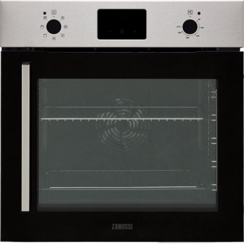 Zanussi ZOCNX3XR Built In 59cm Electric Single Oven Stainless Steel A