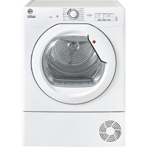 Hoover HLEC8LG-80 H-DRY 300 8Kg Condenser Tumble Dryer White B Rated