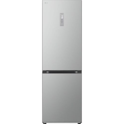 LG GBV3110EPY NatureFRESH™ 60cm Free Standing Fridge Freezer Prime Silver E