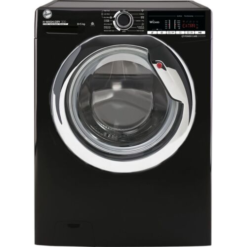 Hoover H3DS4855TACBE Free Standing Washer Dryer 8Kg 1400 rpm Black E Rated