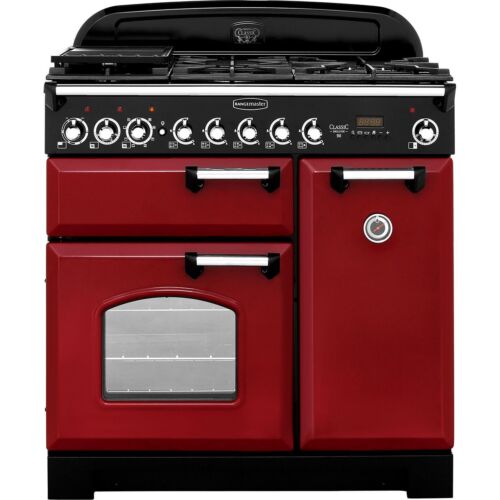 Rangemaster CDL90DFFCY/C Classic Deluxe 90cm Dual Fuel Range Cooker 5 Burners