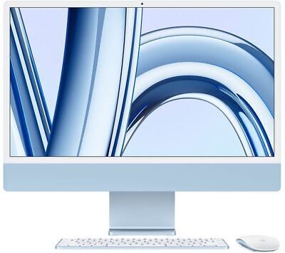 APPLE iMac 4.5K 24" (2023) - M3, 256 GB SSD, Blue - DAMAGED BOX