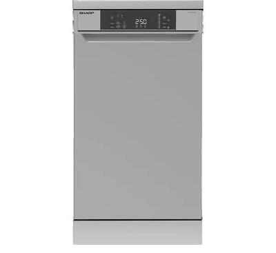 SHARP QW-NS1CF49ES-EN Slimline Dishwasher - Silver - REFURB-C