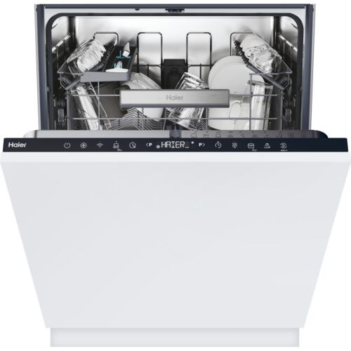 Haier XI 4C4S0SB-80 Full Size Dishwasher Black C Rated