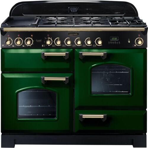 Rangemaster CDL110DFFRG/B Classic Deluxe 109cm Dual Fuel Range Cooker 5 Burners