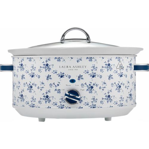Laura Ashley VQSLWC6LLACR Slow Cooker 6.5 Litres China Blue