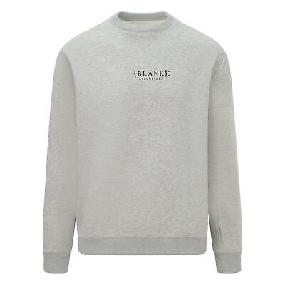 Blank Essentials Mens Contrast Puff Print Sweatshirt Crew Sweater