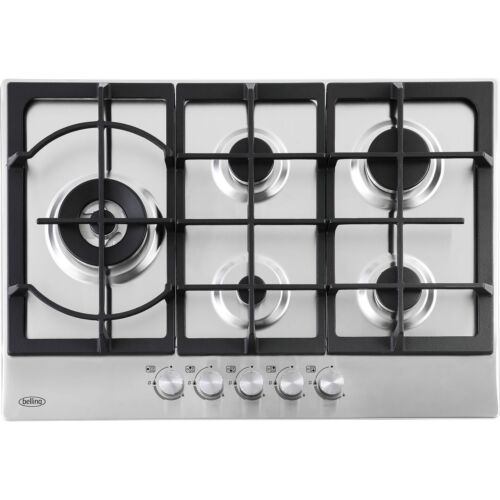 Belling BEL GHU753CI ComfortCook™ Built In 75cm 5 Burners Stainless Steel Gas