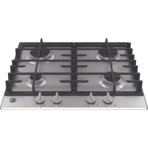 Hoover HMK6GRK3X H-HOB 300 GAS Built In 60cm 4 Burners Gas Hob Stainless Steel