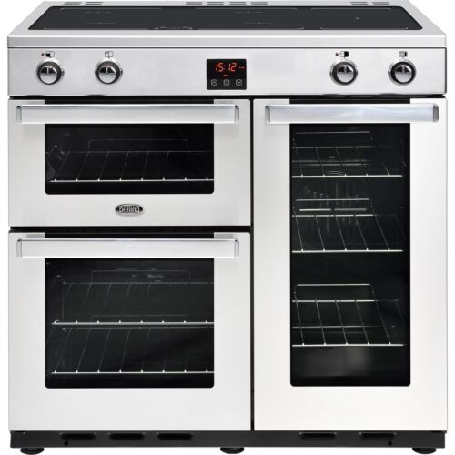 Belling Cookcentre90EiProf Cookcentre 90Ei 90cm Electric Range Cooker 5 Burners