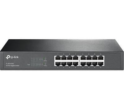 TP-LINK TL-SG1016 16-port Gigabit Ethernet Switch - Black -DAMAGED BOX