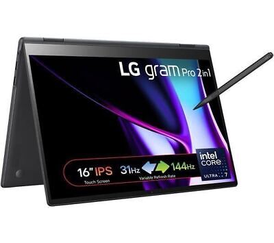 LG gram Pro 2-in-1 16T90SP-G.AA78A1 16" 2 in 1 Laptop - i7 Ultra - REFURB-B