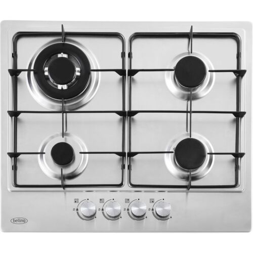 Belling BEL GHU603RI ComfortCook™ Built In 60cm 4 Burners Stainless Steel Gas