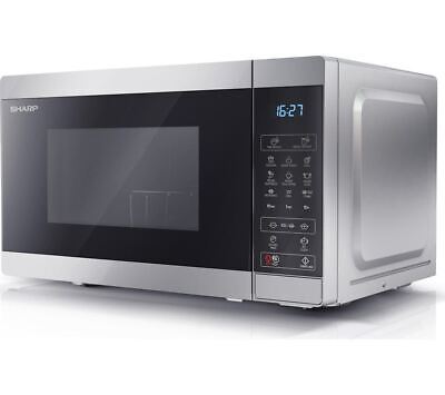 SHARP YC-MG02U-S Microwave with Grill - Silver - DAMAGED BOX