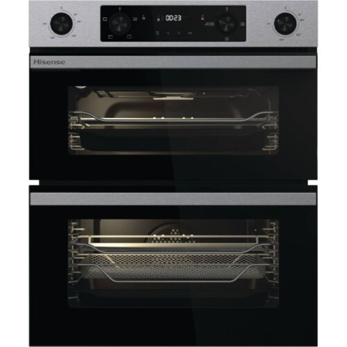 Hisense BUD714221CX Built Under 60cm Electric Double Oven Stainless Steel A/A