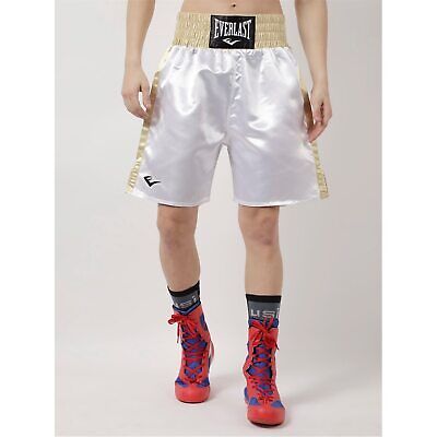 Everlast Mens Pro Fight Short Boxing Competition Shorts Lightweight