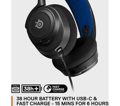 STEELSERIES Arctis Nova 7P 7.1 Gaming Headset - Black & Blue - REFURB-A