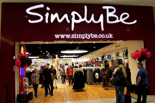 Find outlet store from Simply Be
