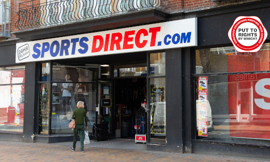 Find outlet store from Sports direct